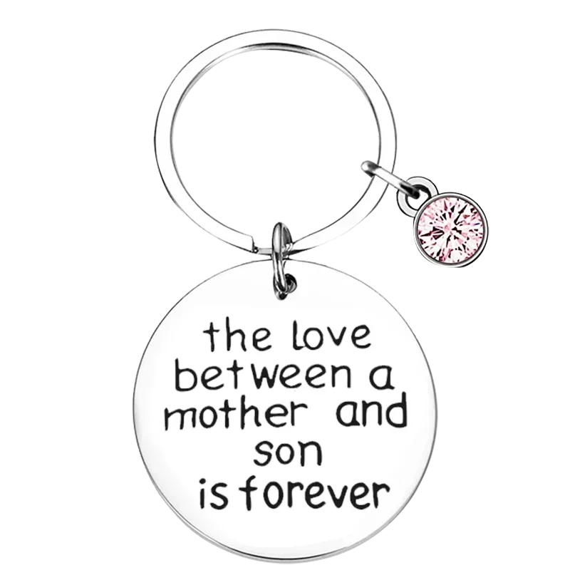 Charm Mom Keychain Pendant Mother Son Gifts Key Chains the love between a mother and son