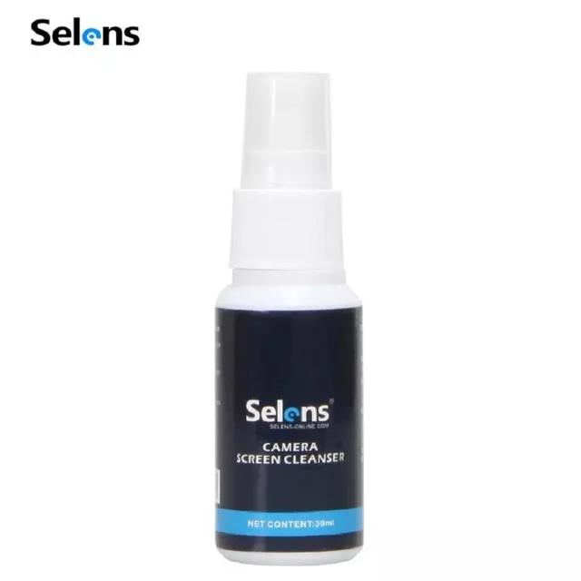 30ml COMS roztwór do czyszczenia obiektywu aparatu butelka z rozpylaczem do ekranu telefonu z cyfrowy aparat fotograficzny DSLR soczewkami okulary monitorują tablety