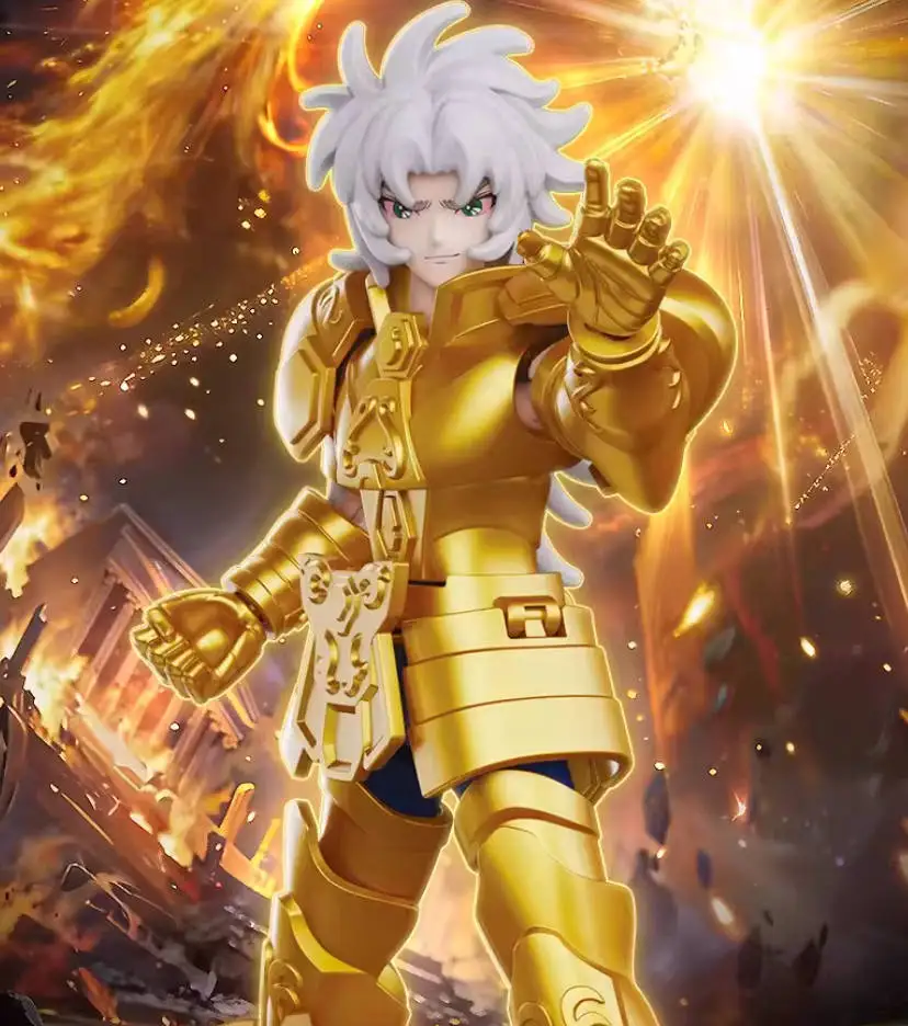 

Bloks Saint Seiya Galaxy Series 4th Gen Golden Saints Gemini Blind Box Assemble Action Figures Collectible Toys For Anime Lovers