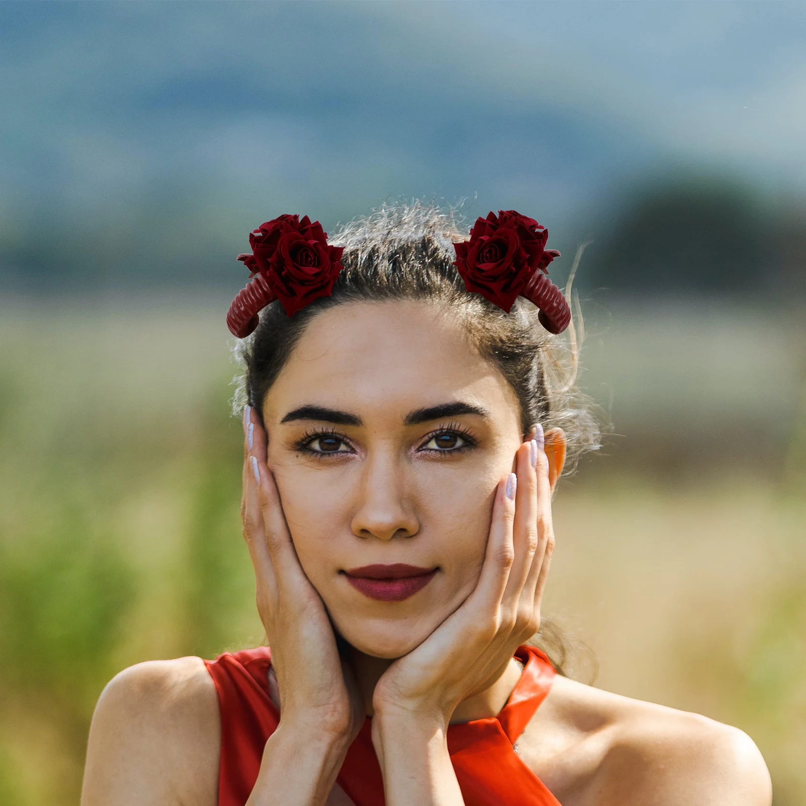 

1 Pair Sheep Horn Clips Halloween Party Cosplay Devil Horn Clip Decor Hair Barrettes For Novelty Hair Accessories