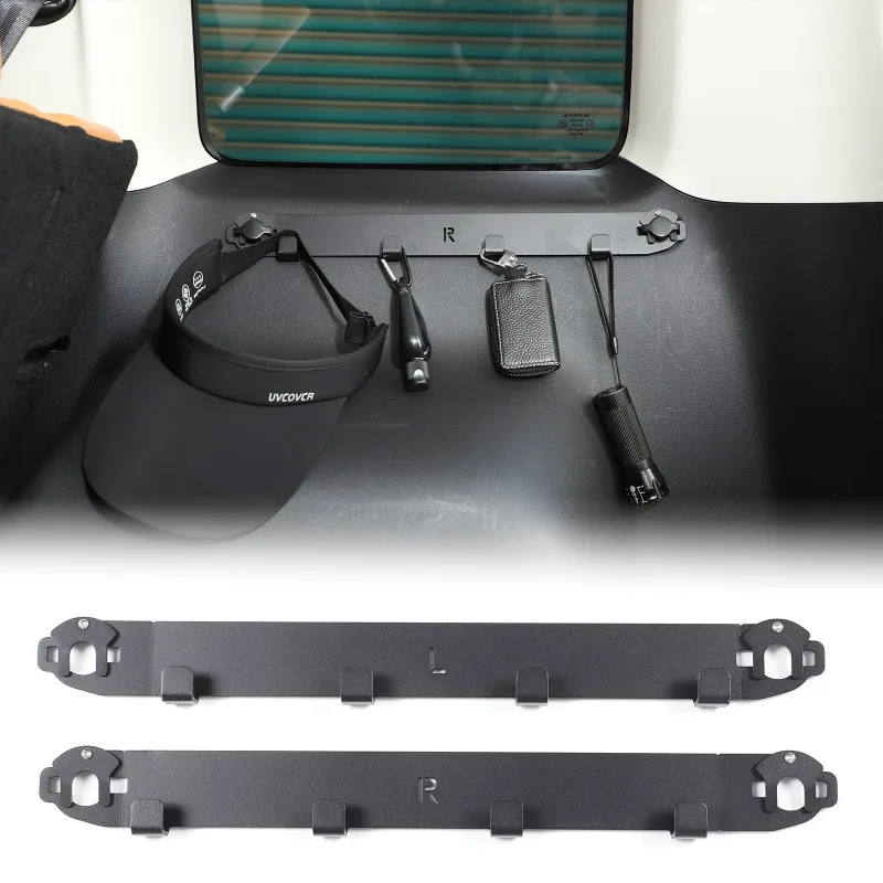For 2023-2026+ Haval Raptor trunk sunshade hooks on both sides Car trunk tool storage hook accessories Auto parts Carbon steel