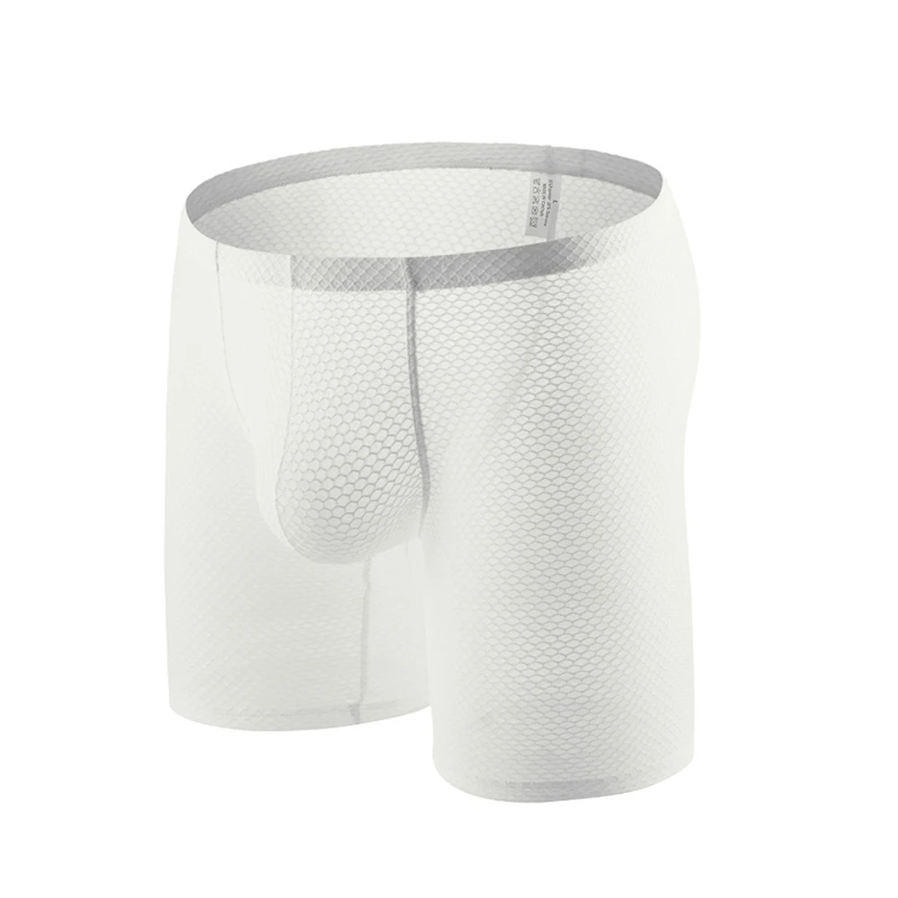 Bulge Pouch Long Leg Trunks For Everyday Comfort Breathable Mesh Comfort Fit Fast Drying Material Flexible Stretch