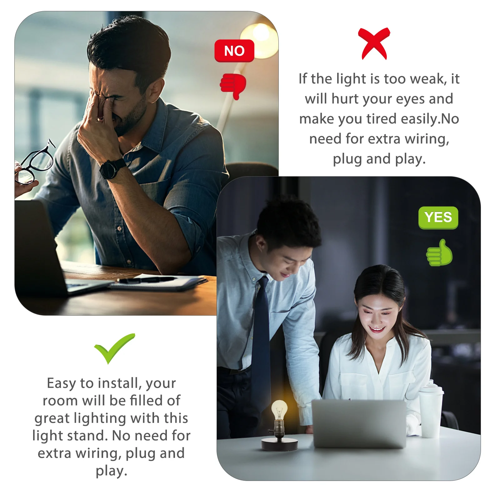 

1pc Wooden Table Lamp Base Bedside Light Holder Eco-Friendly Retro Style Durable Lamp Accessory For Home Bedroom Decor