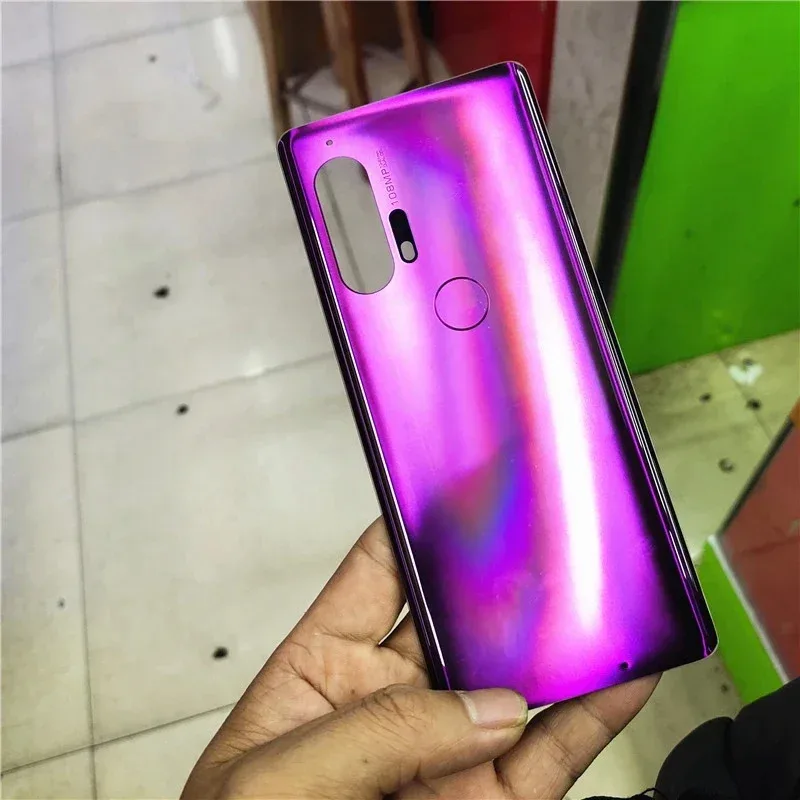 Glas Zurück backshell Abdeckung Für Motorola Moto Edge Plus Hintere Tür Panel Gehäuse Fall Ersatzteil