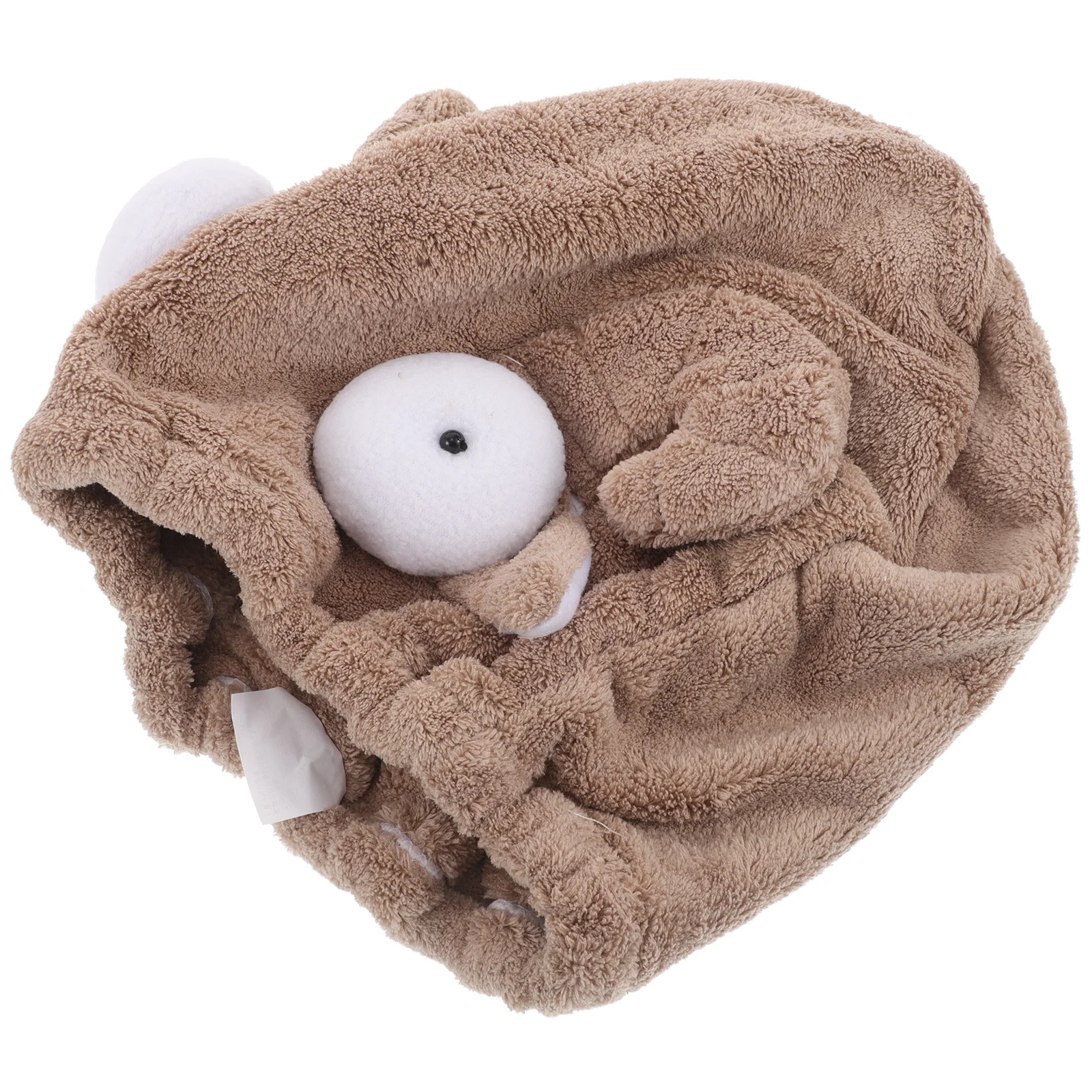 

Hair Drying Cap Coral Fleece Cartoon Sheep Design Super Absorbent Quick Dry Towel Wrap For Bath Shower Spa Long Hair