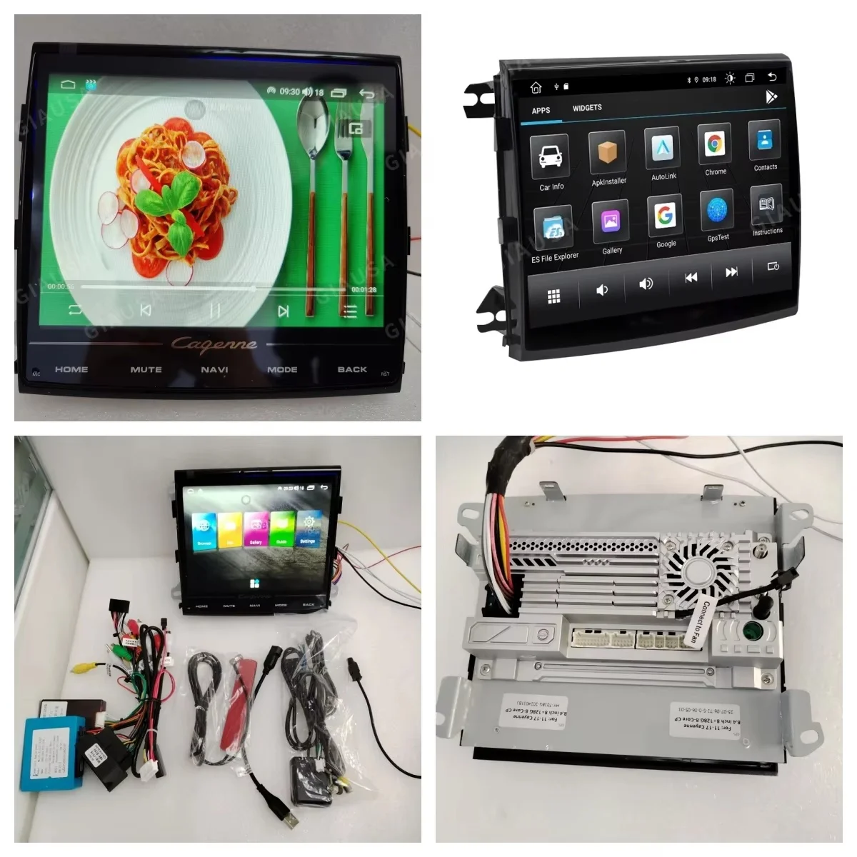 8,4 "para Porsche Cayenne 958 2011-2016 Android 14 reproductor Multimedia Radio de coche inalámbrico Carplay Auto Original coche OEM menú DPS