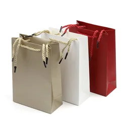 1pcs Simple Jewelry Packaging Tote Bag Earrings Ring Necklace Bracelet Pendant Handbag Storage Gift Organization Pouches