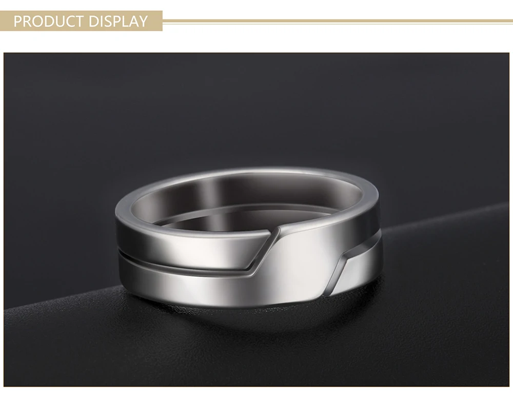 Skyrim Edelstahl Ring für Männer Frauen Paar lässige Fingerringe Mode einfachen Schmuck Verlobung Jubiläums geschenk neu – Detail 6