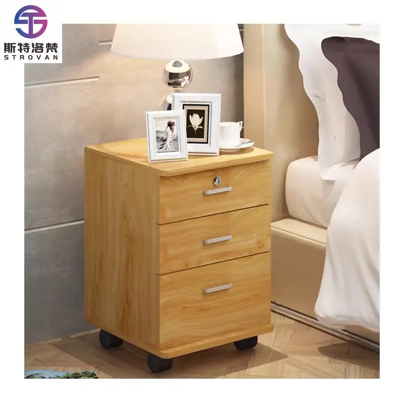 

Walnut Nightstand with USB Port Modern Hotel Furniture
