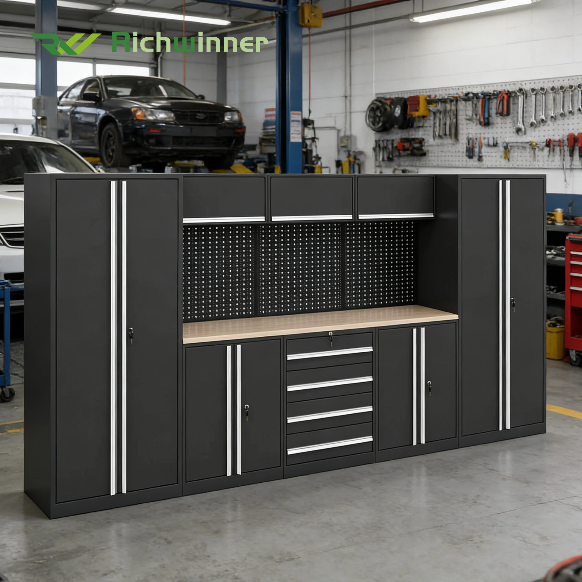 

Heavy-duty High-grade Factory Wall Cabinet Durable Steel Construction for Garage Workshop and Equipment Organization Unit Pro
