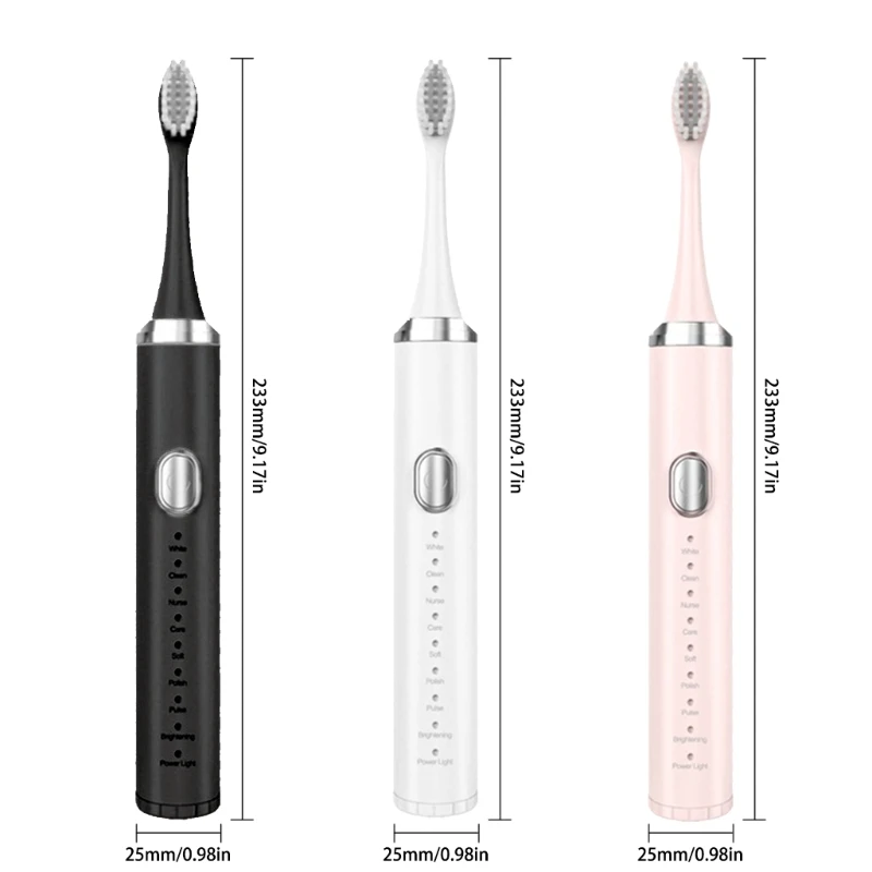 oothbrush with 8 Adjustable Modes Powerful Motor Electric Toothbrush for Adults