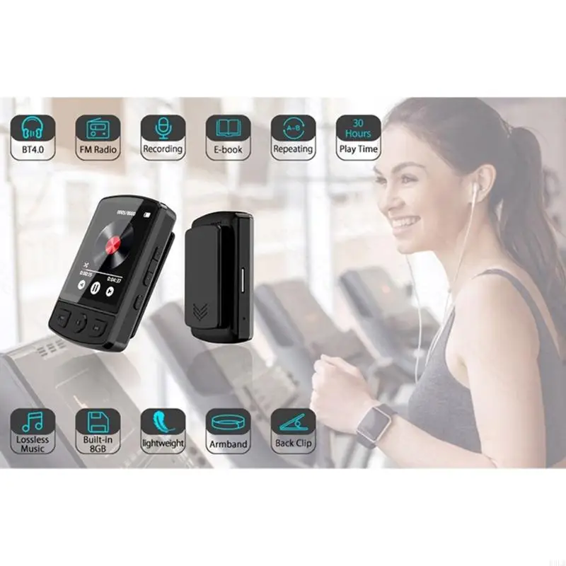 2025 New MP3 Player متوافق 5.0 1.8 بوصة مع مكبرات الصوت المتكاملة FM