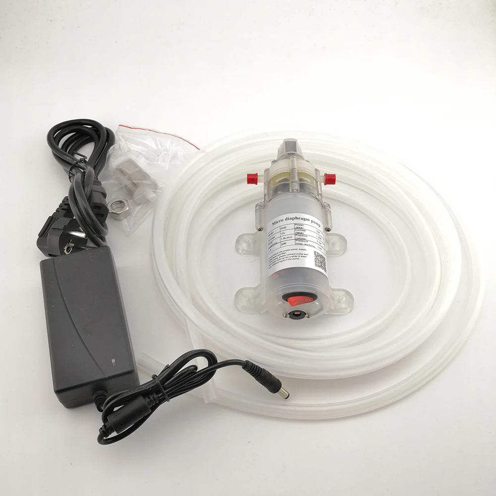 DC 12V 24v 15W food grade Diaphragm Water Pump Self-priming Booster Pump with Automatic Switch 90L/H for red wine milk