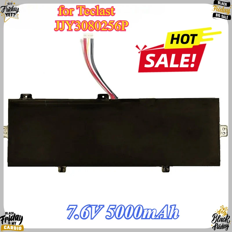 New model suitable for TeclastJJY3080256P laptop battery 7.6V 5000mAh 10PIN 7Lines