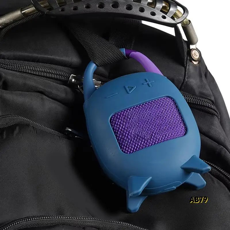 Silicone Protective Case For  Clip 5 Bluetooth-Compatible Speaker Full Cover Dustproof Thickened Protective Sleeve