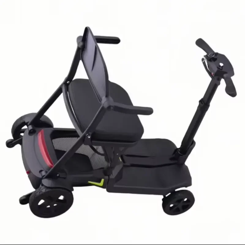 Lightweight 4 Wheel Foldable Electric Scooter for Elderly Disabled Mobility Aid Portable Travel Power Chair Best Selling