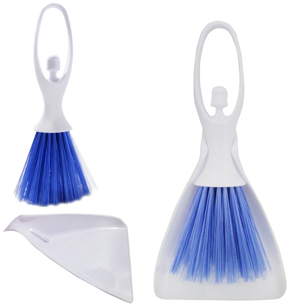 

Plastic Broom Shovel Set Small Portable Cleaning Tools for Pet Cage Waste Practical Storage Space Saving