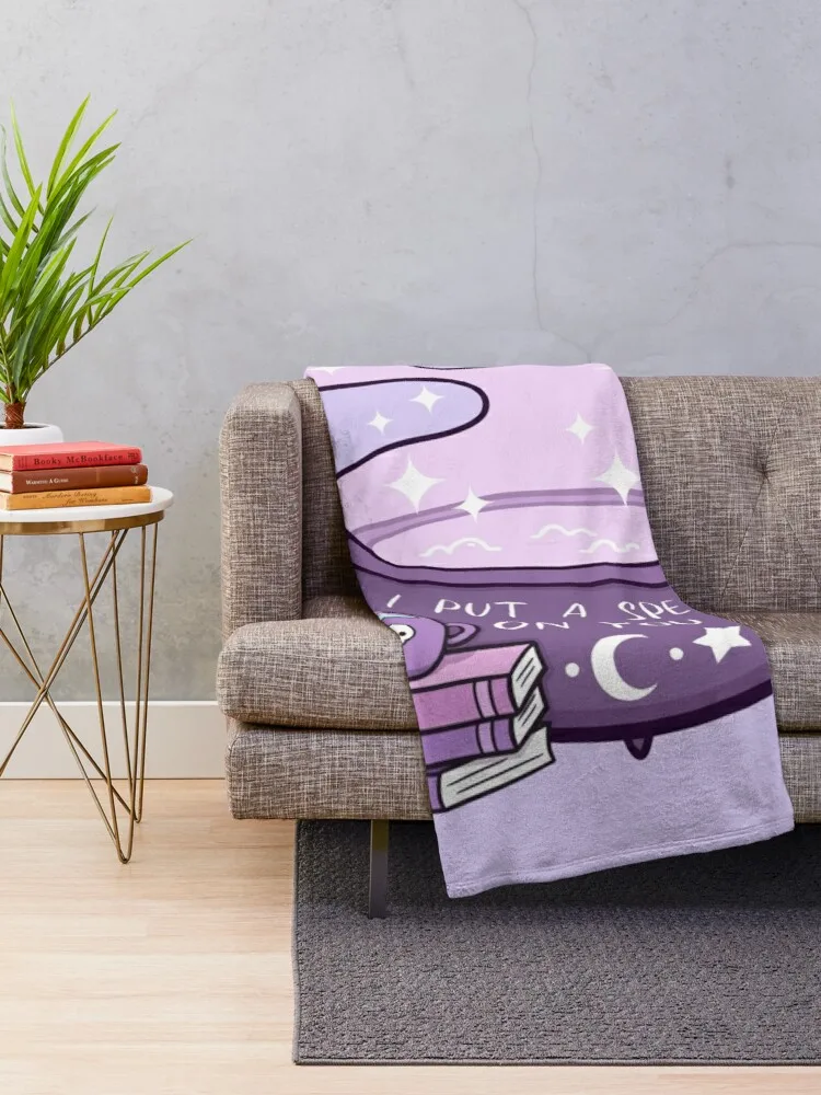 Witch Cauldron // Purple | Nikury Throw Blanket softest blanket loose blanket blanket for decorative sofa