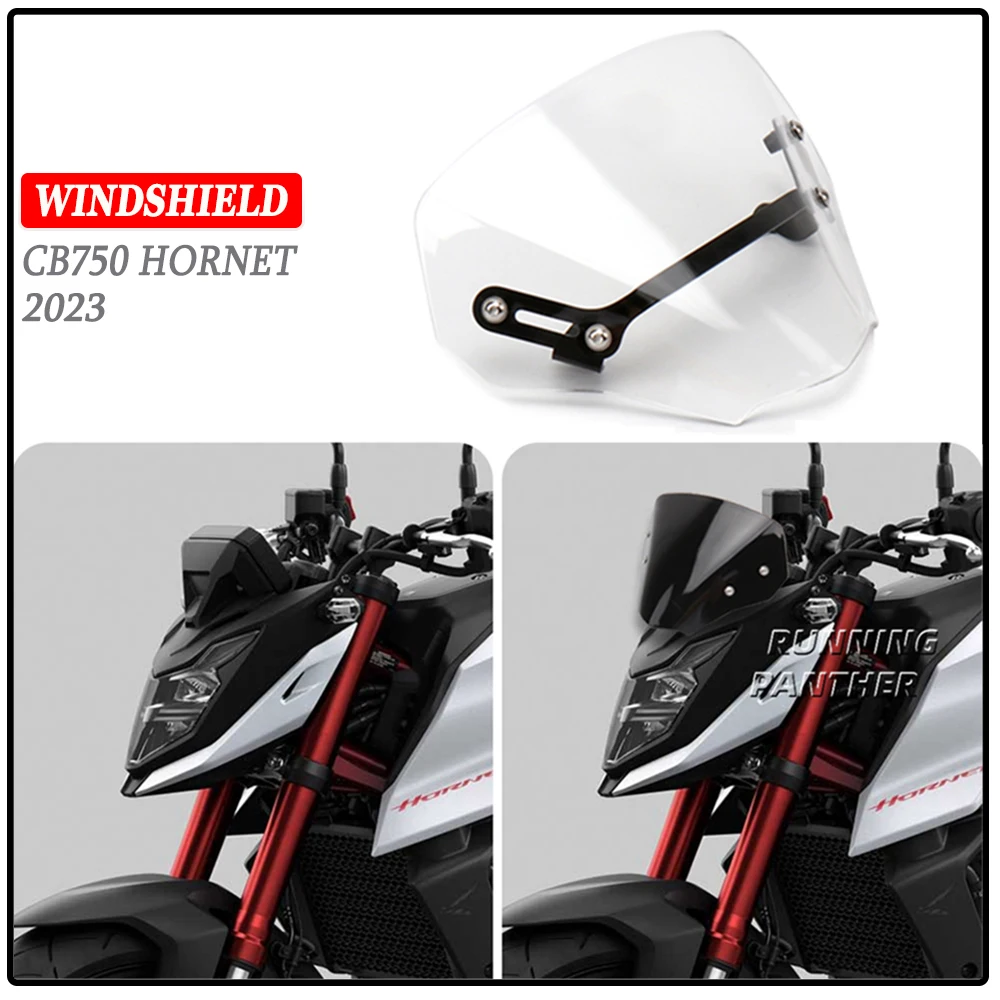 

New Motorcycle Accessories Windshield Extension Spoiler Windscreen Deflector For Honda CB750 Hornet CB 750 HORNET 2023