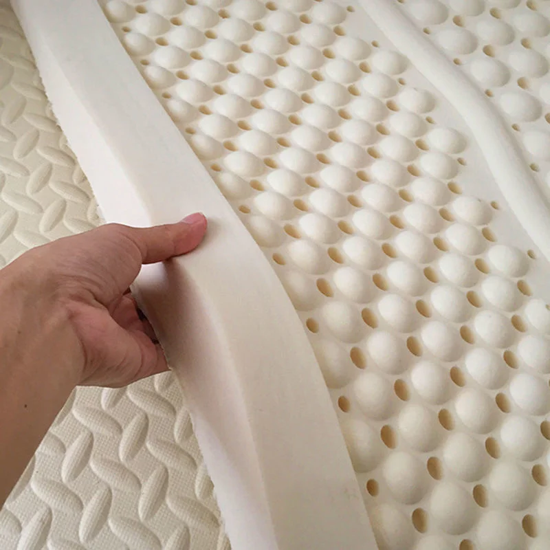 New 100% natural latex mattress 10cm natural Thailand latex raw liquid mattress antibacterial anti-mite massage pure latex mats