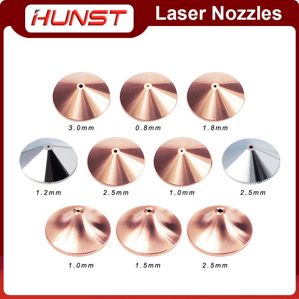 HUNST Dia.32mm Laser Nozzle Single Double Layer Caliber 0.8-5.0 For Raytools Precitec WSX Fiber Laser Cutting Head