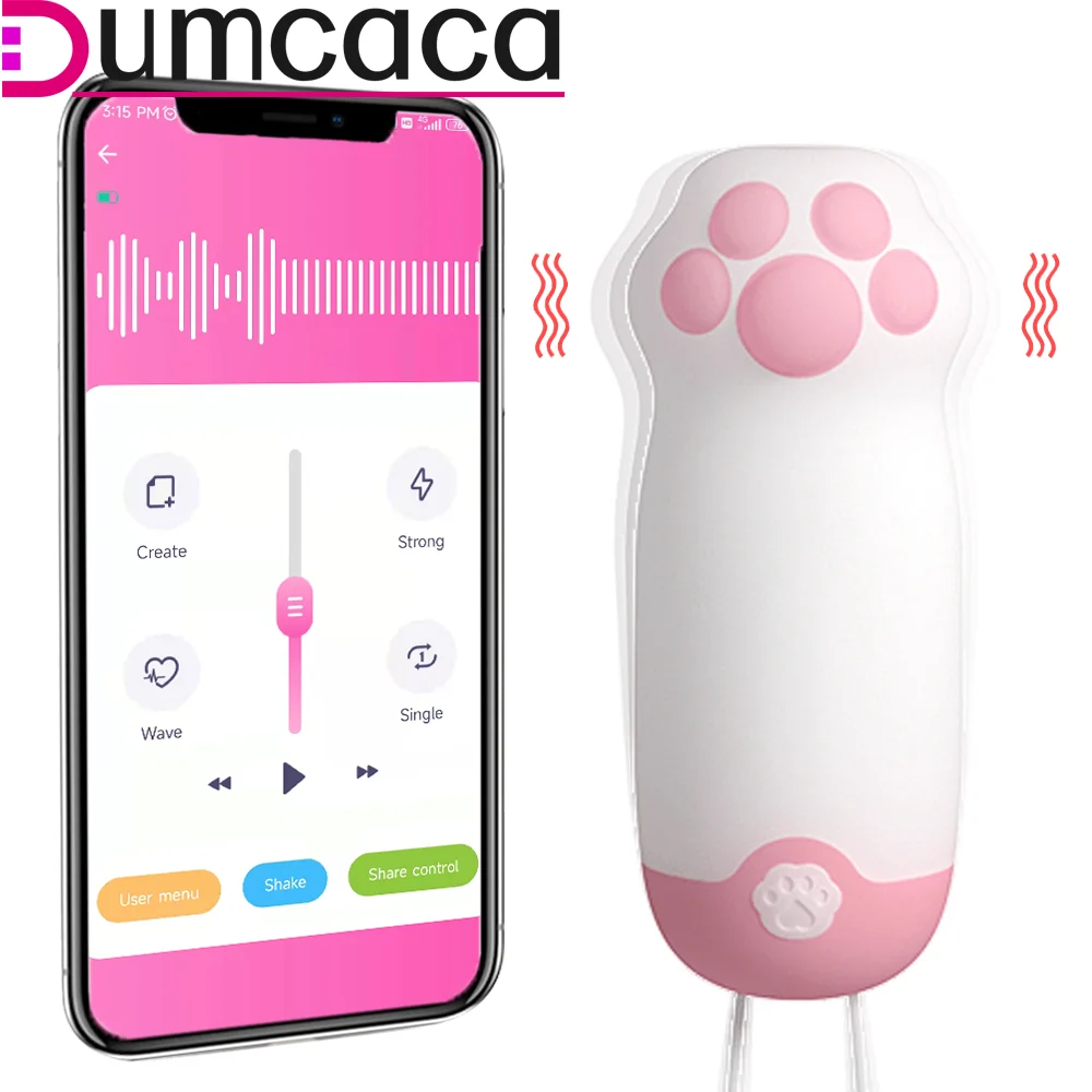 10 Frequency Dildo Vibrator App Remote Control G-spot Clitoris Stimulator Kegel Ball Sex Toys for Sexy Adult Female Masturbators