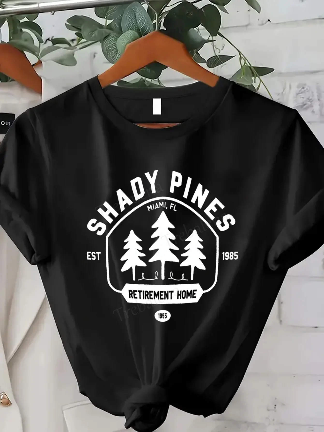 

Women T-shirt Shady Pines Retirement Home Tee - Casual Vintage Style
