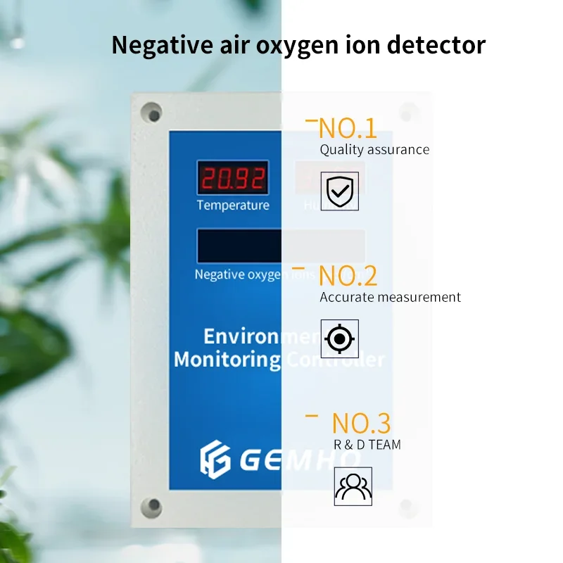 RS485 Air Negative oxyg en Ion Sensor High Precision Portable Air Negative oxyg en Ion Detector