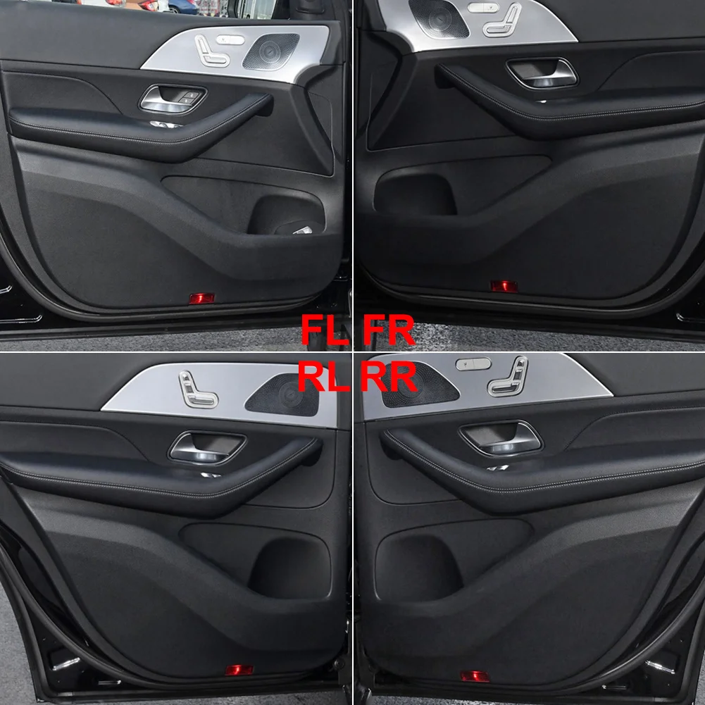 4Pcs/Set Car Door Anti Kick Pad Protection Cover Trim For Mercedes Benz GLE W167 V167 GLE350 GLE450 GLE400d 2020 2021 2022
