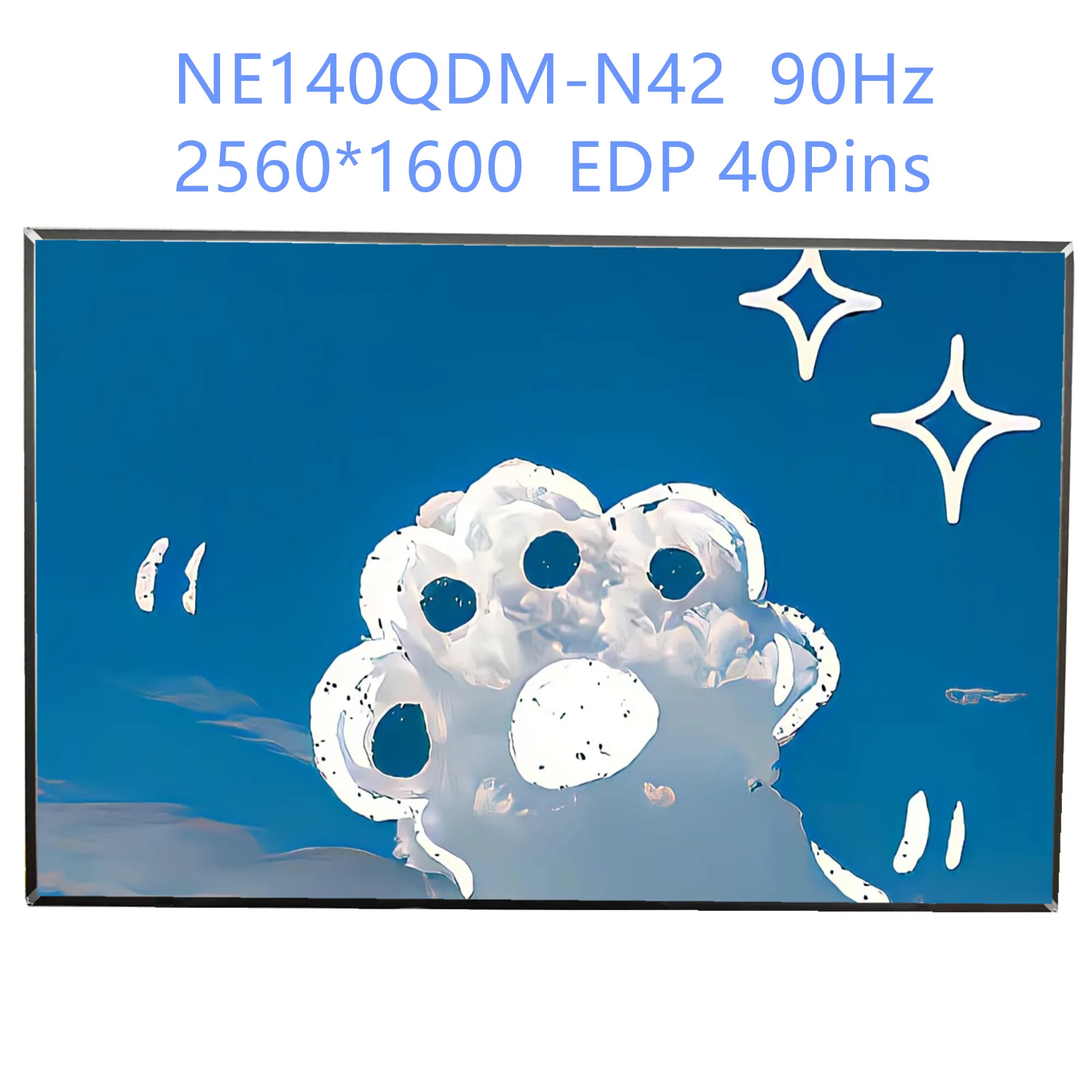 NE140QDM-N42 14.0'' 90Hz Laptop LCD Screen Display Panel Matrix 2560×1600 EDP 40 Pins