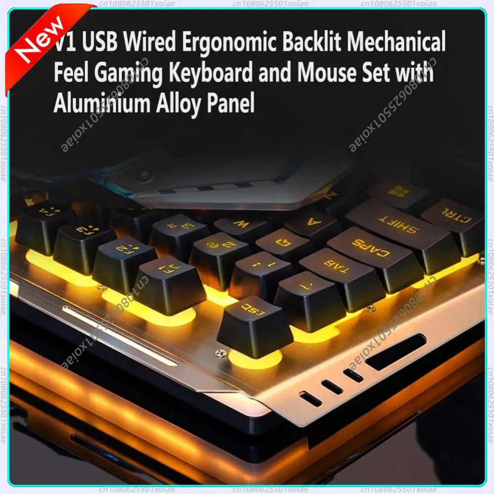 Gaming Keyboard Wired Mechanical Keyboard USB Gamer Keyboard for Computer PC Laptop