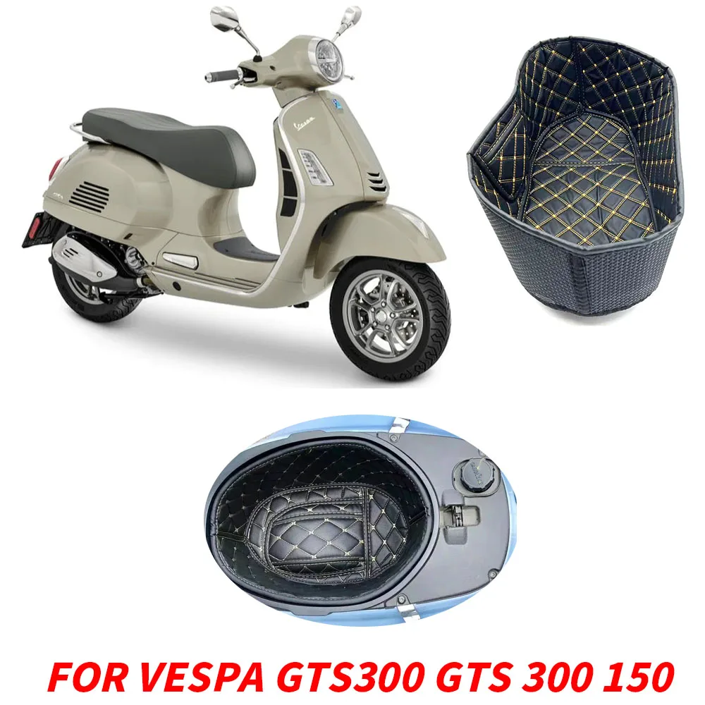 Motorcycle For Vespa GTS300 GTS 300 150 Trunk Case Liner Luggage Box Inner Container Tail Case Trunk Protector Lining Liner Bag