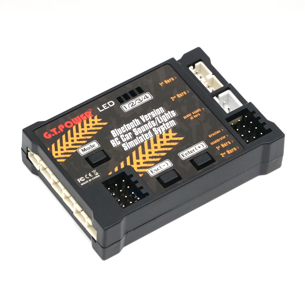 G.T.Power-Système de simulation du son du moteur pour voiture RC, version Bluetooth RC, Axial SCX10 TRtage