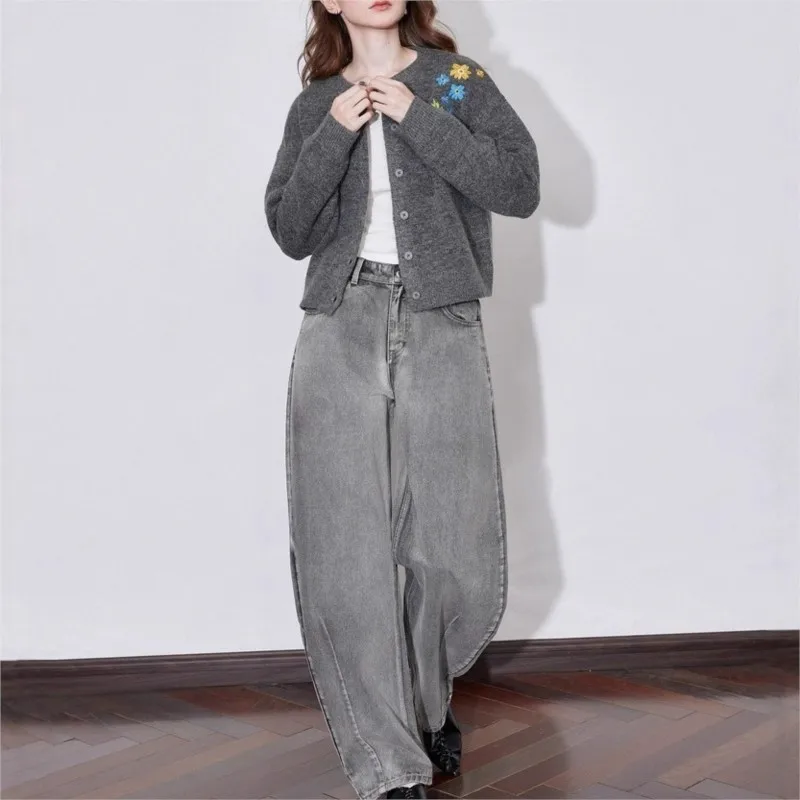 سترة كلاسيكية للتنقل ملابس شتوية للسيدات تسحب فام كل مباراة فضفاضة وبسيطة نمط سترة ملابس منزلية مريحة بلون واحد #4