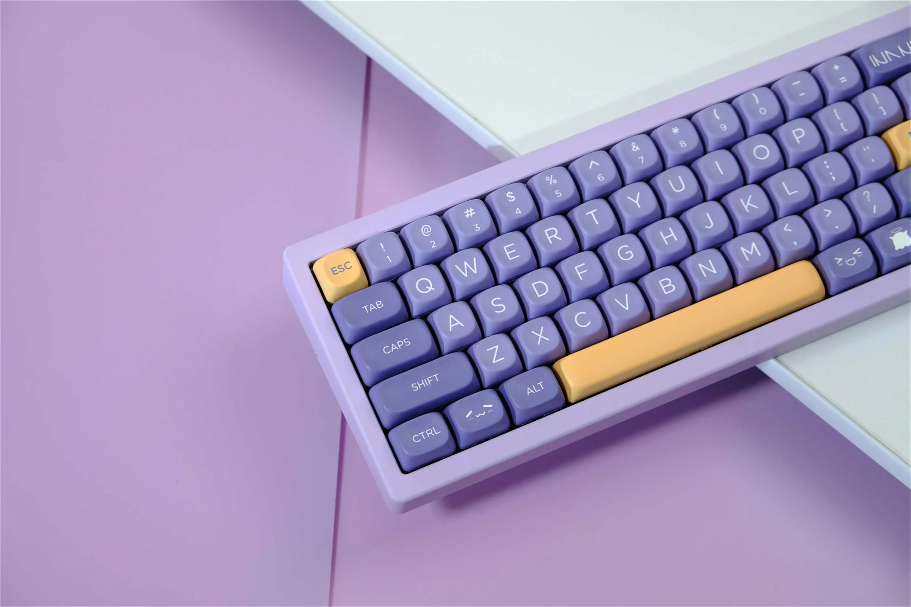 Keycap Sacrifice Gods 126 Tombol Bahan PBT Profil MOA Wooting DYE-SUB Dipersonalisasi untuk Keyboard Mekanis CHERRY MX Switch