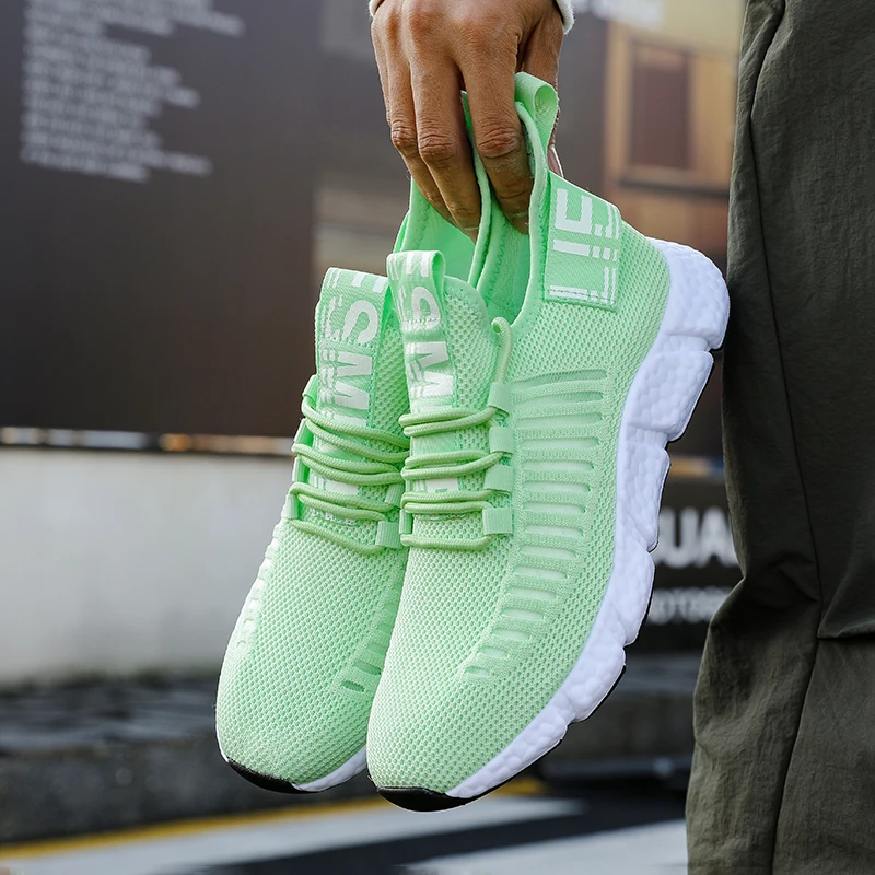 Sports shoes lightweight men's casual shoes breathable men's shoes mesh walking shoes tennis men's running shoes 2024