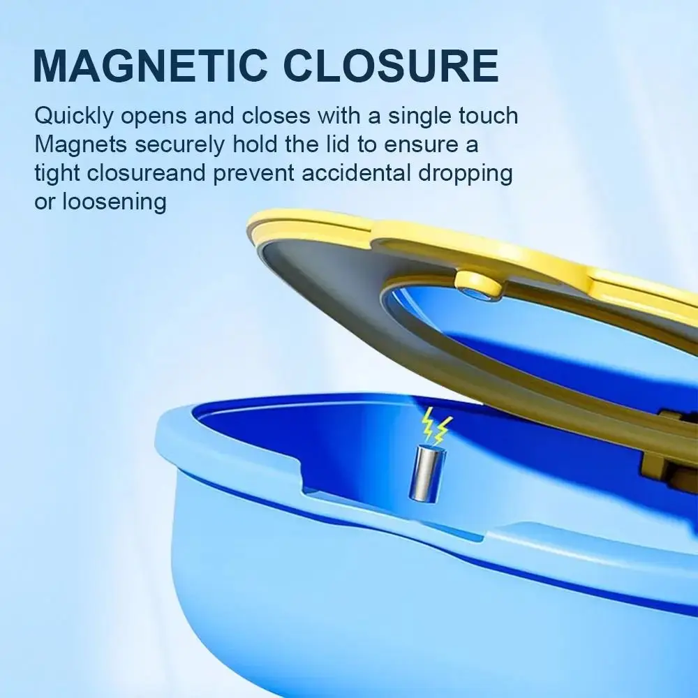 

With Mirror Retainer Case with Drain Basket Breathable Orthodontic Appliance Storage Box Protective Portable