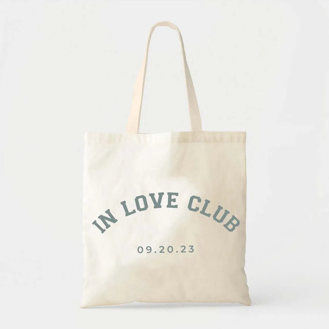 In Love Club Bride Tote Bag - Wedding Welcome Bag - Bachelorette Party Tote - Custom Bridesmaid Tote - Bridal Party Tote - Custo