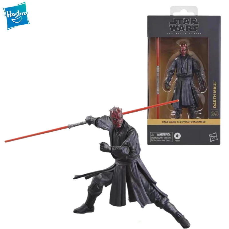 

Новая оригинальная фигурка Hasbro STAR WARS: THE PHANTOM MENACE DARTH MAUL, модель игрушки, подарок на день рождения, коллекция