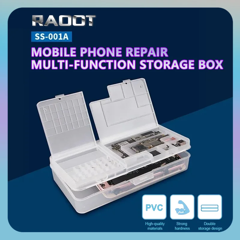 SUNSHINE SS-001A Multi Functional Mobile Phone Repair Storage Box For IC Parts Smartphone Opening Tools Collector tools