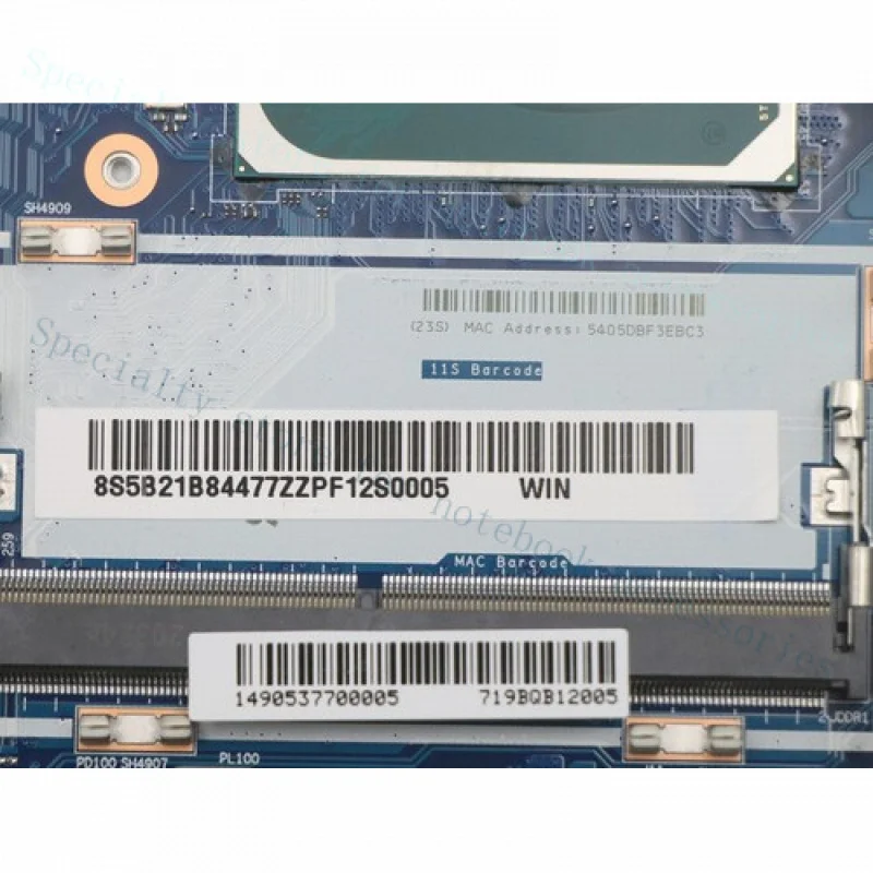 A++For Lenovo ideapad 3-14ITL05 5B21B84477 I7-1165G7 4G-RAM Laptop Motherboard
