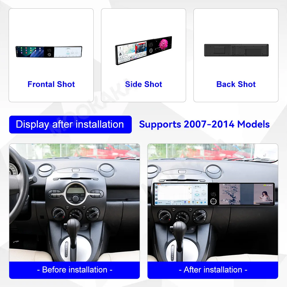 Touch Screen Car Radio For Mazda 2 2007-2014 Android GPS Automotive Multimedia Auto Radio Stereo Receiver Head Unit