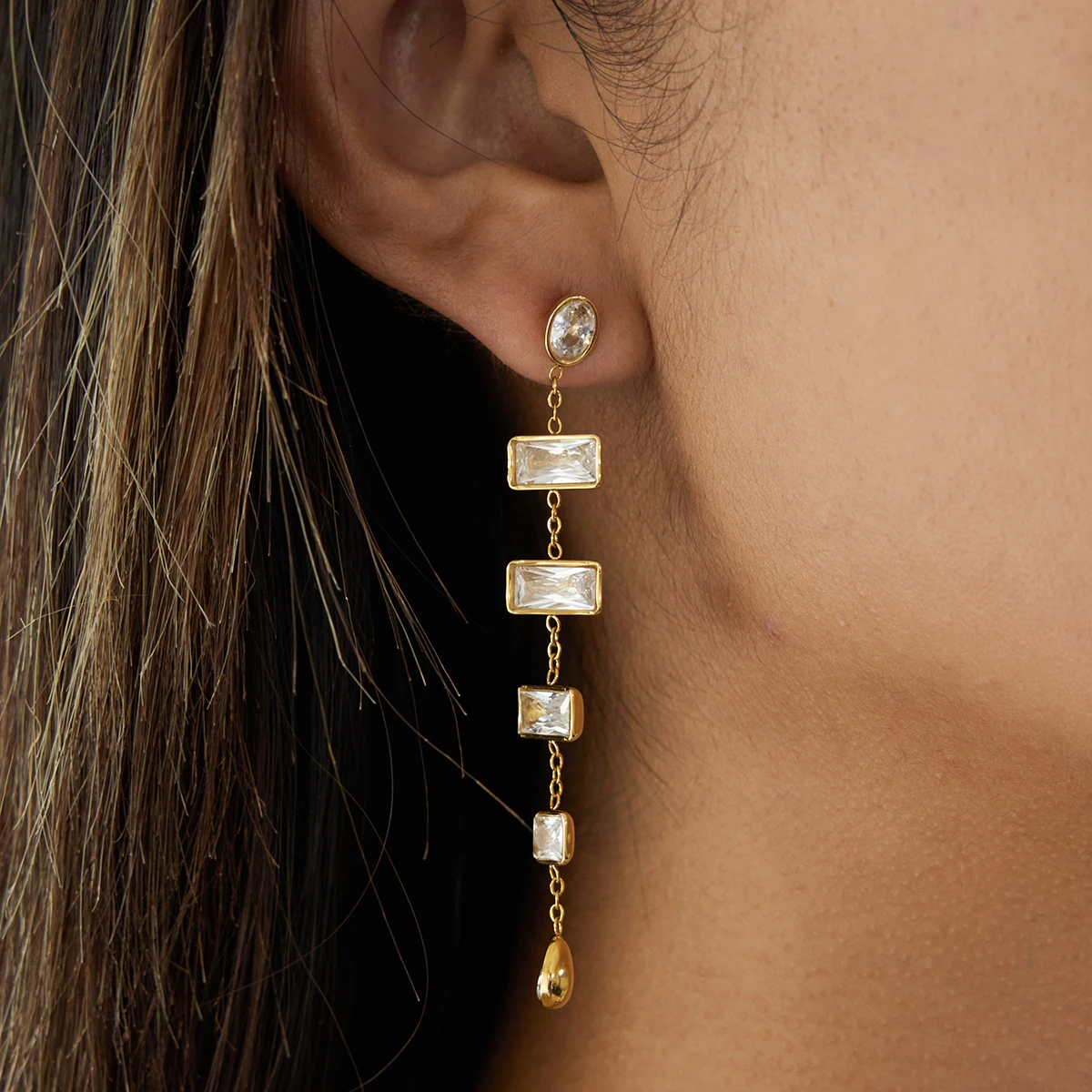 Thumbnail 3 - #19 Best Dangle Chain Earrings to Buy In 2026