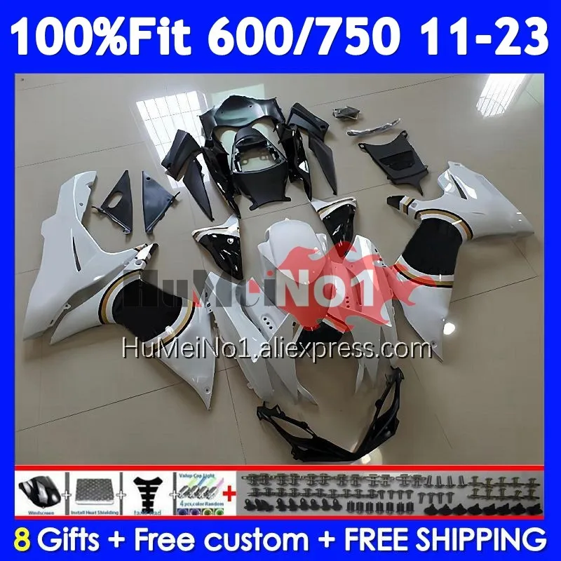 Fairing For SUZUKI GSXR750 K11 GSXR 600 750 107No.44 GSXR600 2011 Lucky White 2012 2013 2014 2015 2016 2017 18 19 20 21 22 23 24