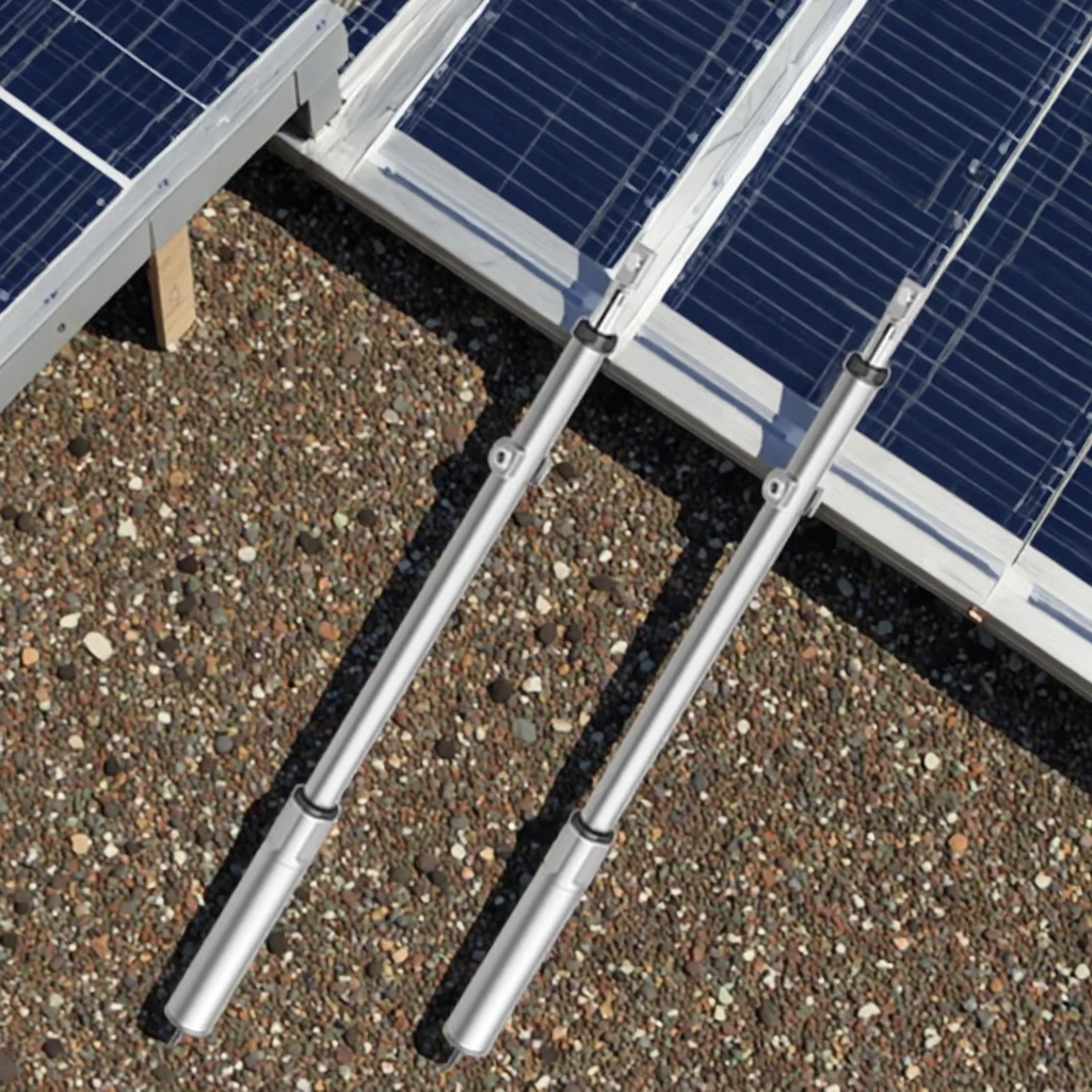 24VDC Solar Tracker with 24000N High Precision Travel Feedback 24VDC Linear Actuator Featuring Permanent Magnet Construction AA