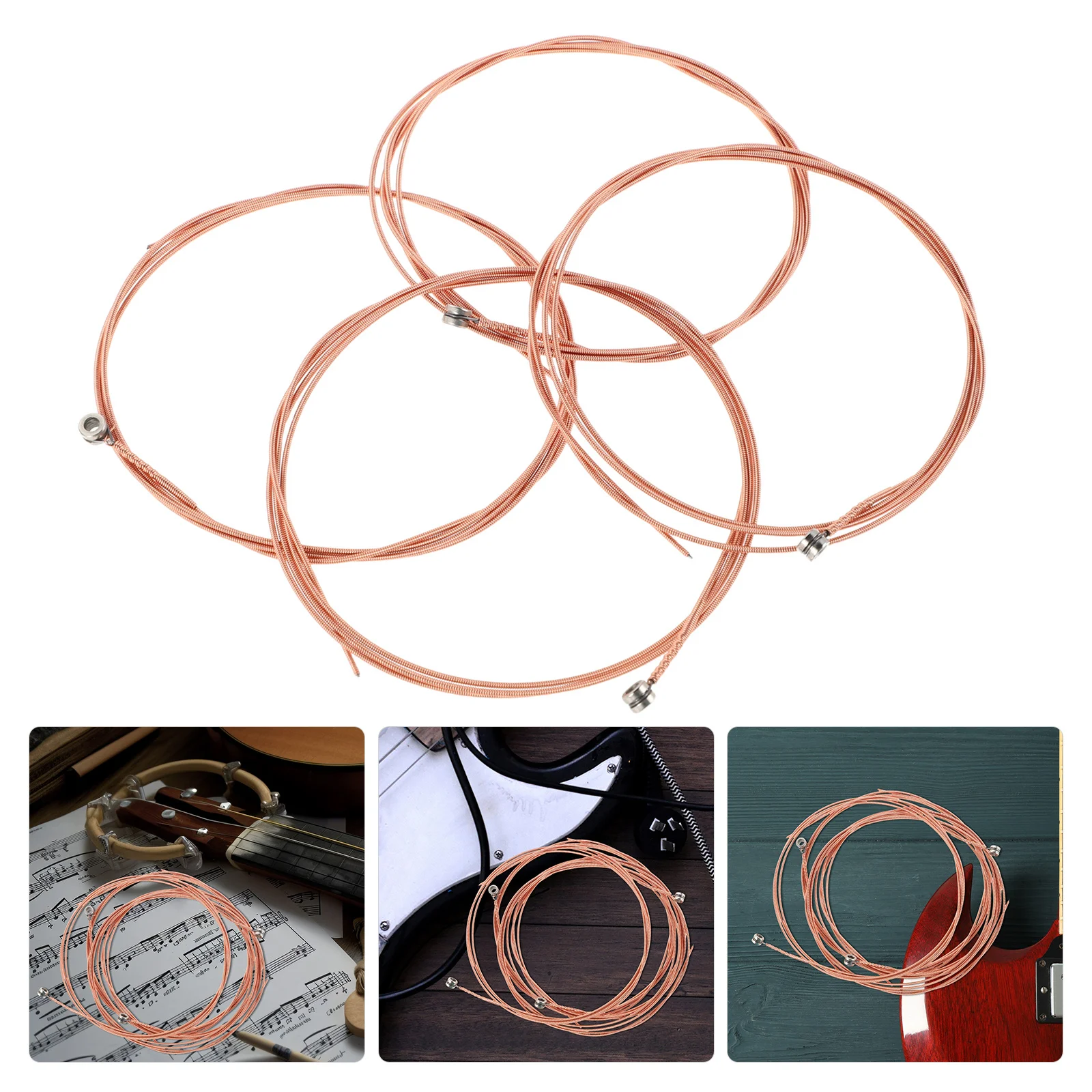 

12Pcs Steel Acoustic Guitar Strings Set Clear Sound Durable Easy Install for Continuous Use Guitar Strings Acoustic Set