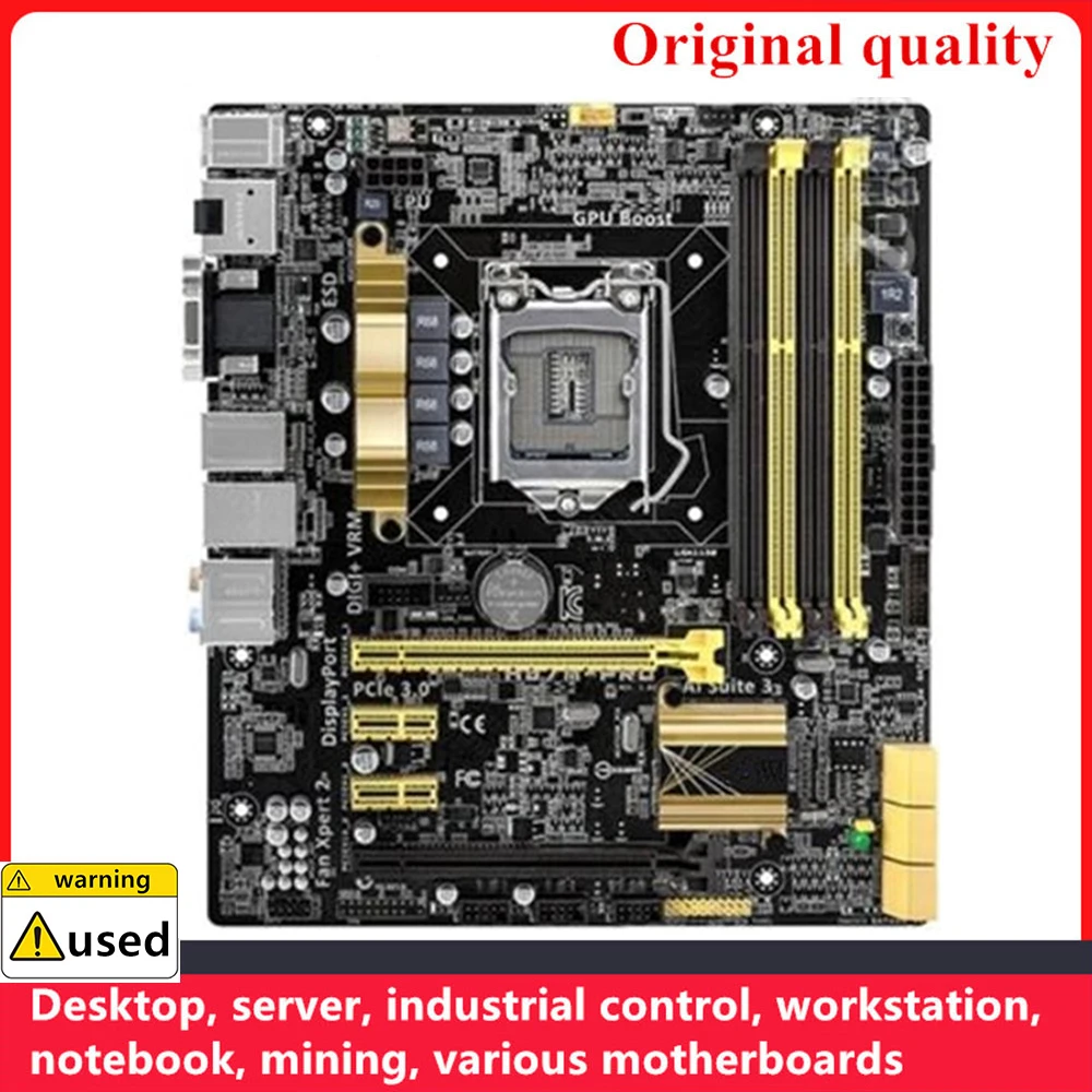 

H87 Motherboard for H87M-PRO Motherboards LGA 1150 DDR3 32GB M-ATX For Intel H87 Desktop Mainboard SATA III USB3.0