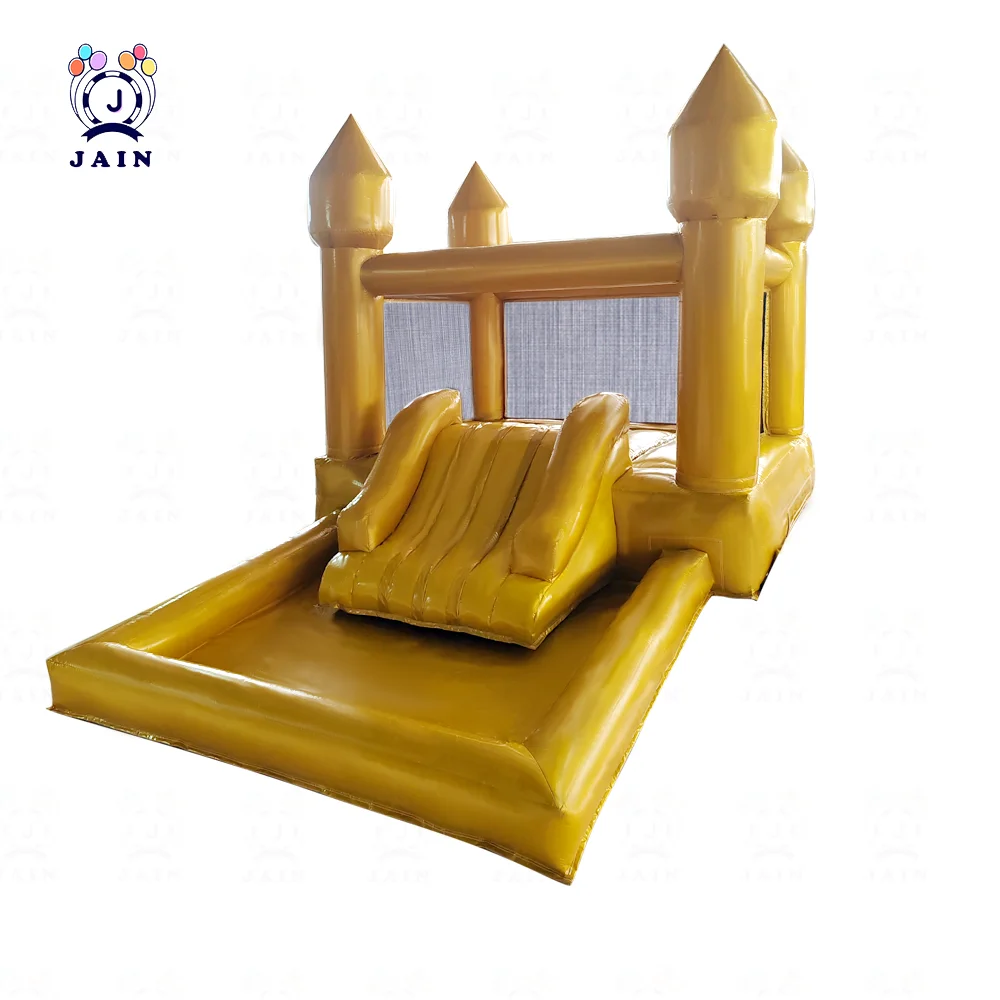 Party Castle Bounce House, PVC Bouncy Castle Jumping House for Wedding, Birthdays, Parties ,Bouncy Castle Inflatable with Slide