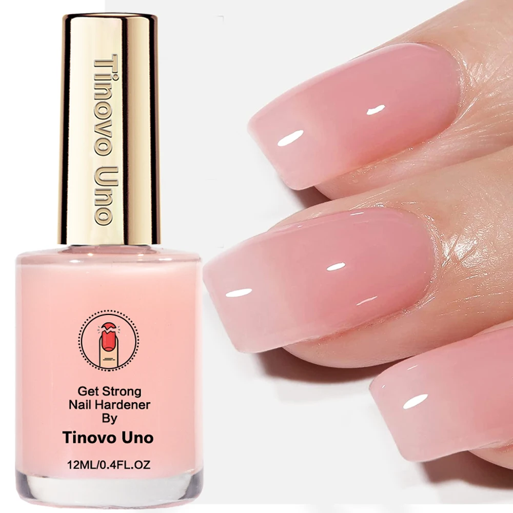 ทินโนโว ยูโน น้ำยาเคลือบเล็บสีชมพู 12 มล. สำหรับตกแต่งเล็บ สีชมพูธรรมชาติ น้ำยาบำรุงเล็บให้แข็งแรง แห้งเร็ว ให้เล็บแข็งแรงขึ้น