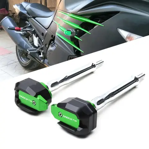 Motorrad Absturzsicherung Rahmen Slider Verkleidung Schutz Crash Pad Schutz Fit Für GTR 1400 ZZR 1400 GTR 1400 ZZR 2010-2018